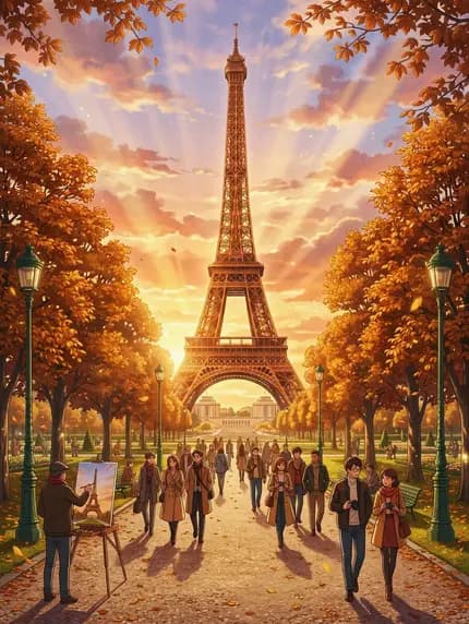 French - Eiffel Tower