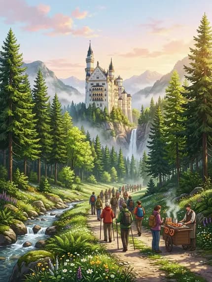 German - Neuschwanstein Castle