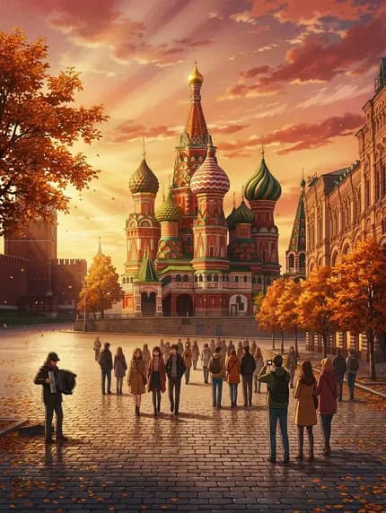 Russian - Red Square & St. Basil's